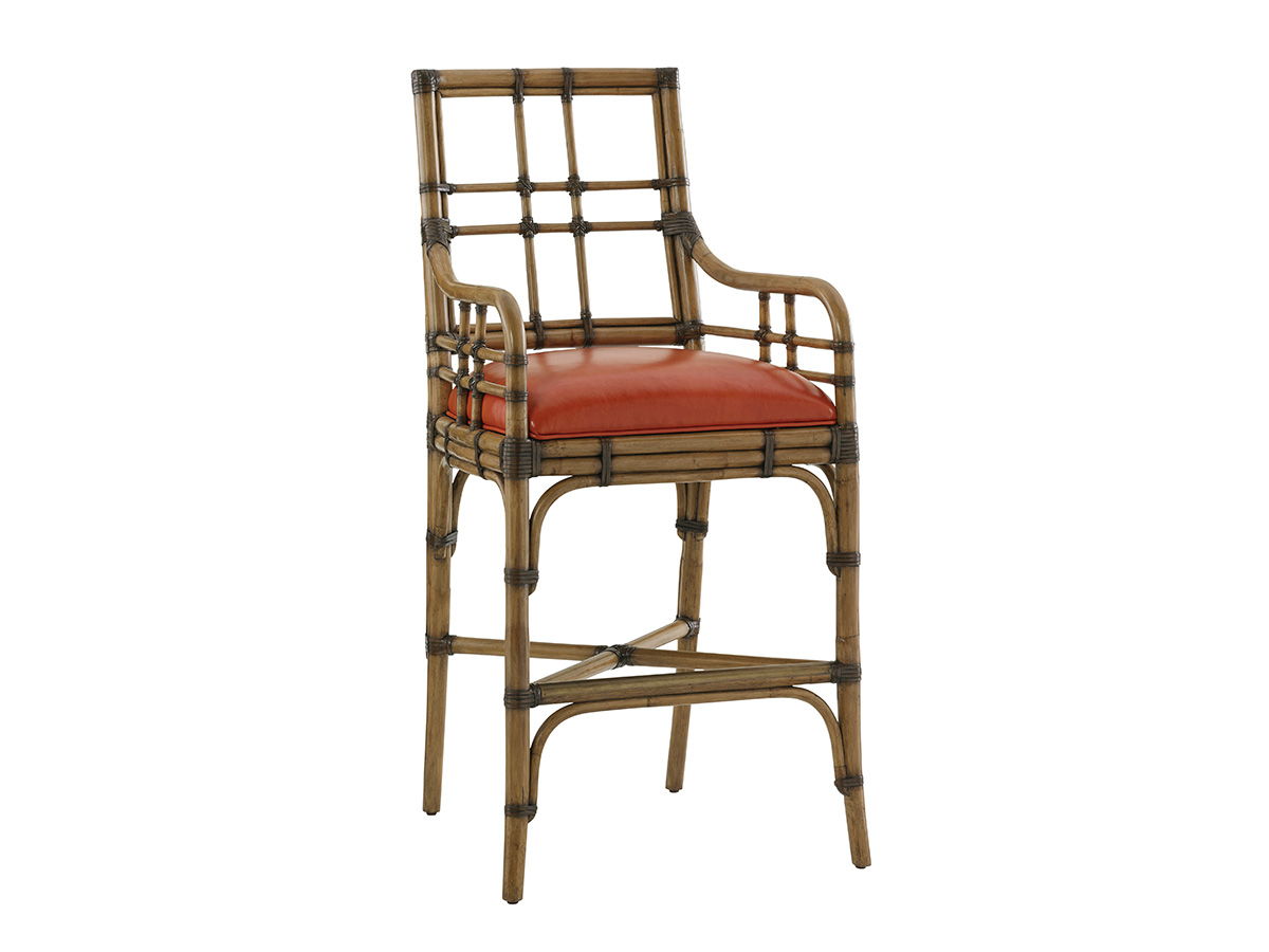 Twin Palms - Lands End Bar Stool - Light Brown