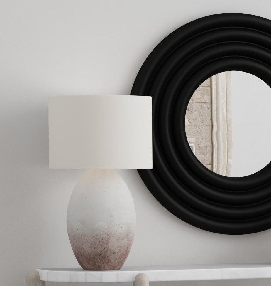 Calder - Table Lamp - Cream / Mauve