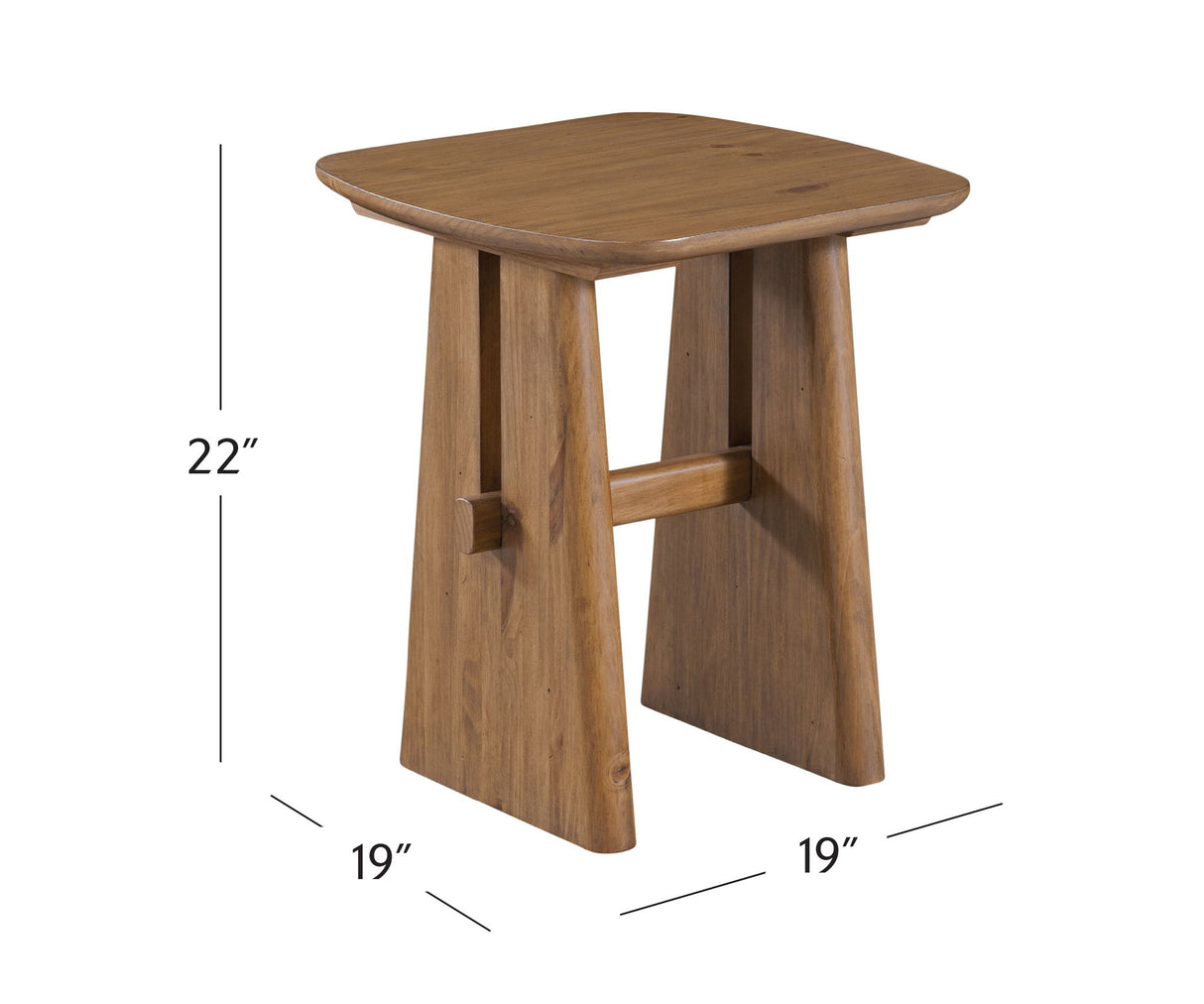 Knox - End Table - Natural Pine