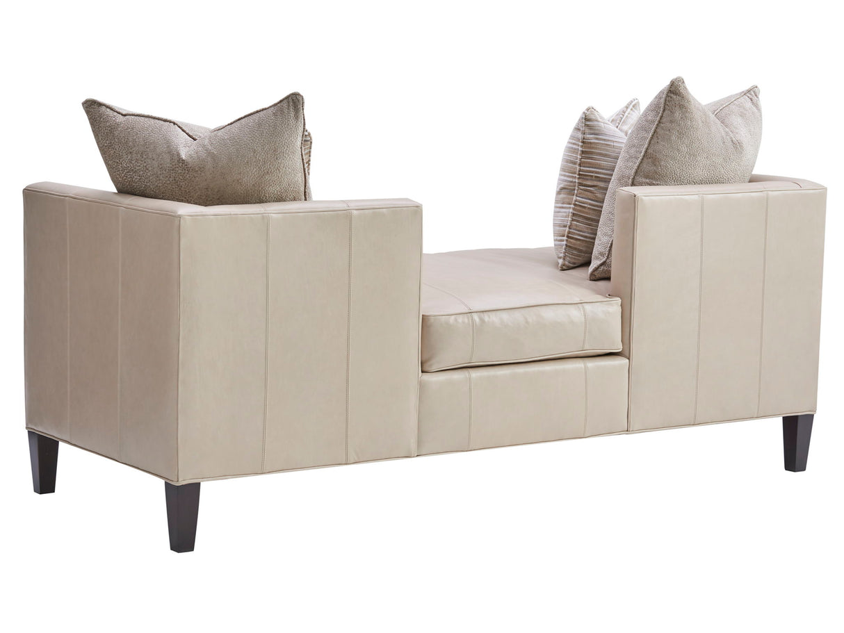 Lexington Leather - Sebastian Leather Settee - Beige