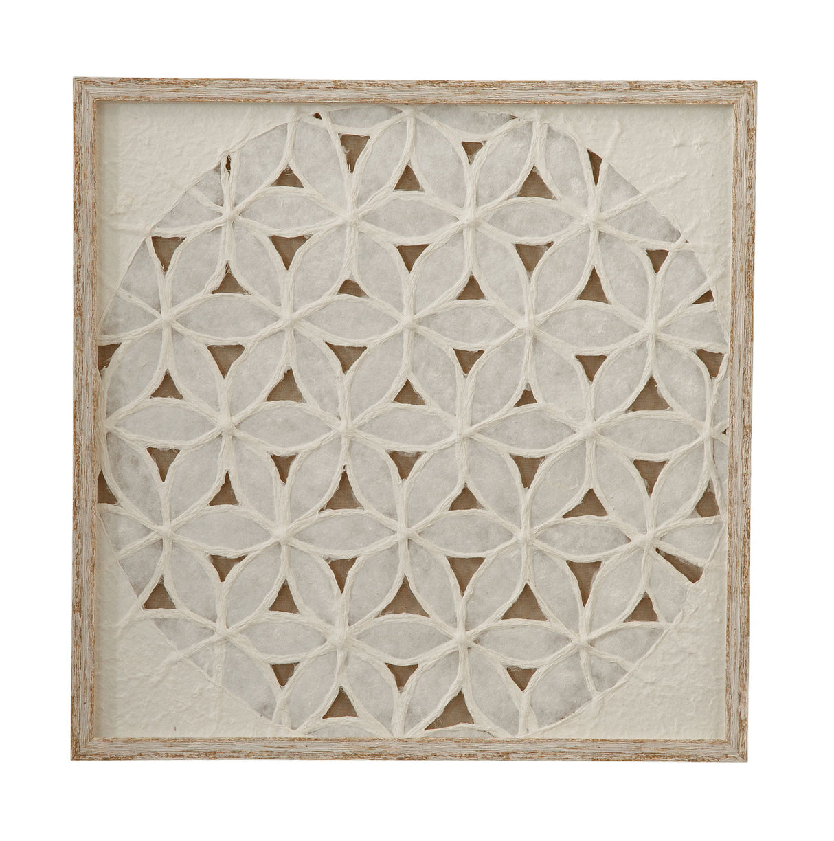 Lamberts Bay Wall Art - White / Light Brown