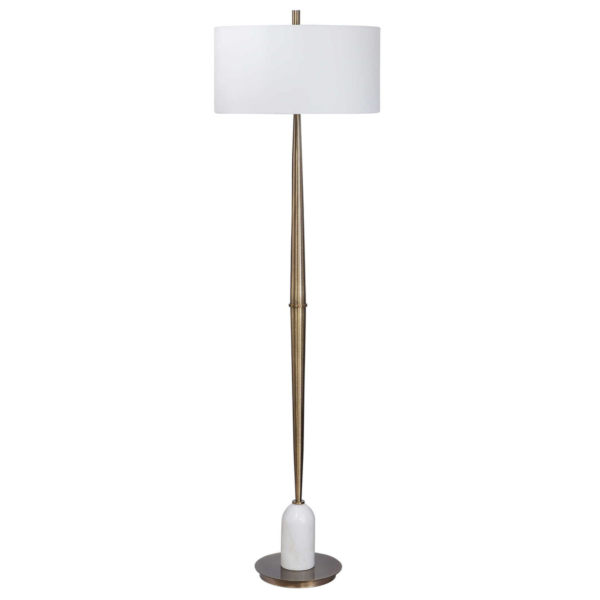 Minette - Mid-century Floor Lamp - Gold