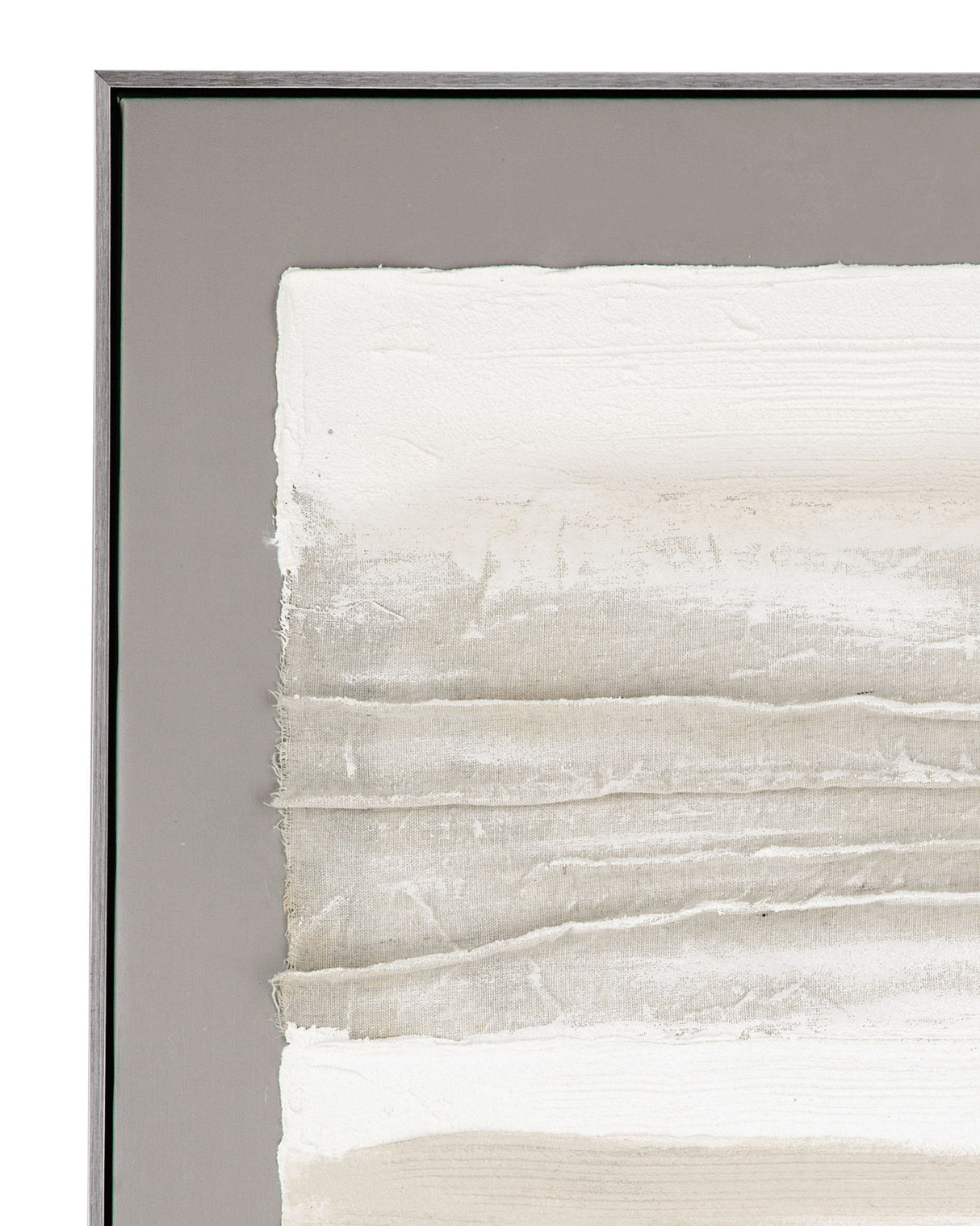 Zole I Framed Canvas - Gray