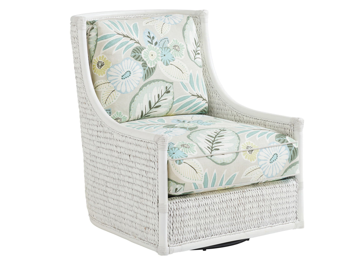 Ocean Breeze - Preston Swivel Chair - White