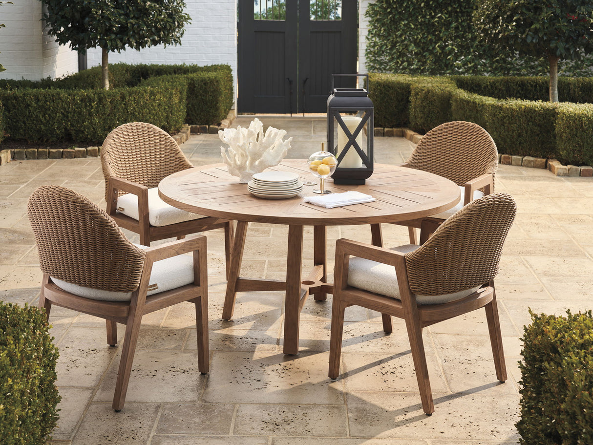 Isle Of Palms - Round Dining Table - Light Brown