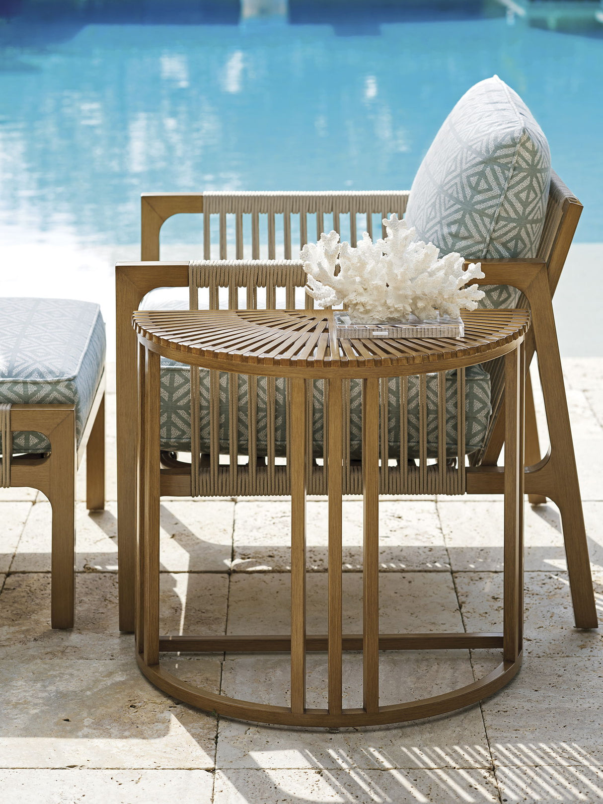 St Tropez - 34" Occasional Chair - Light Brown