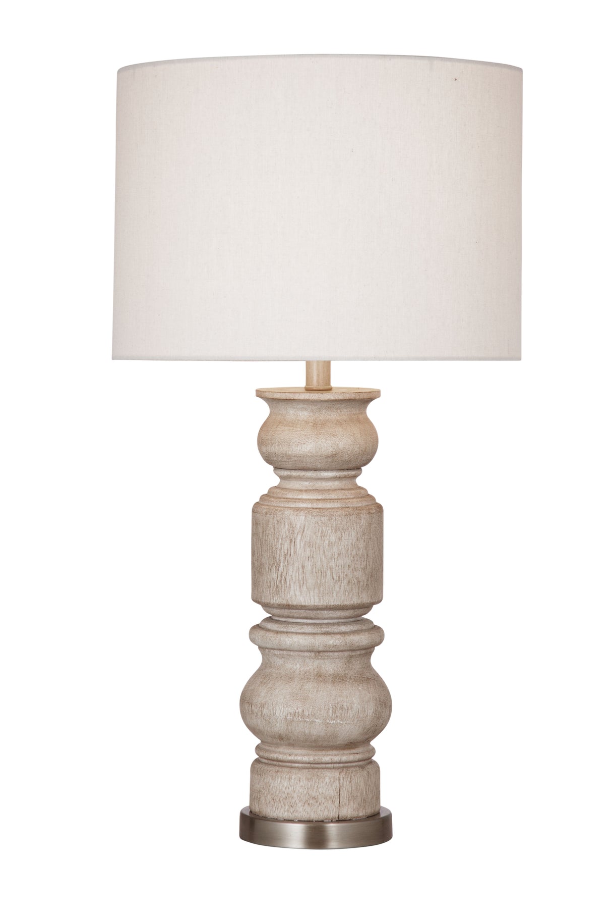 Helford - Table Lamp - Light Brown / White