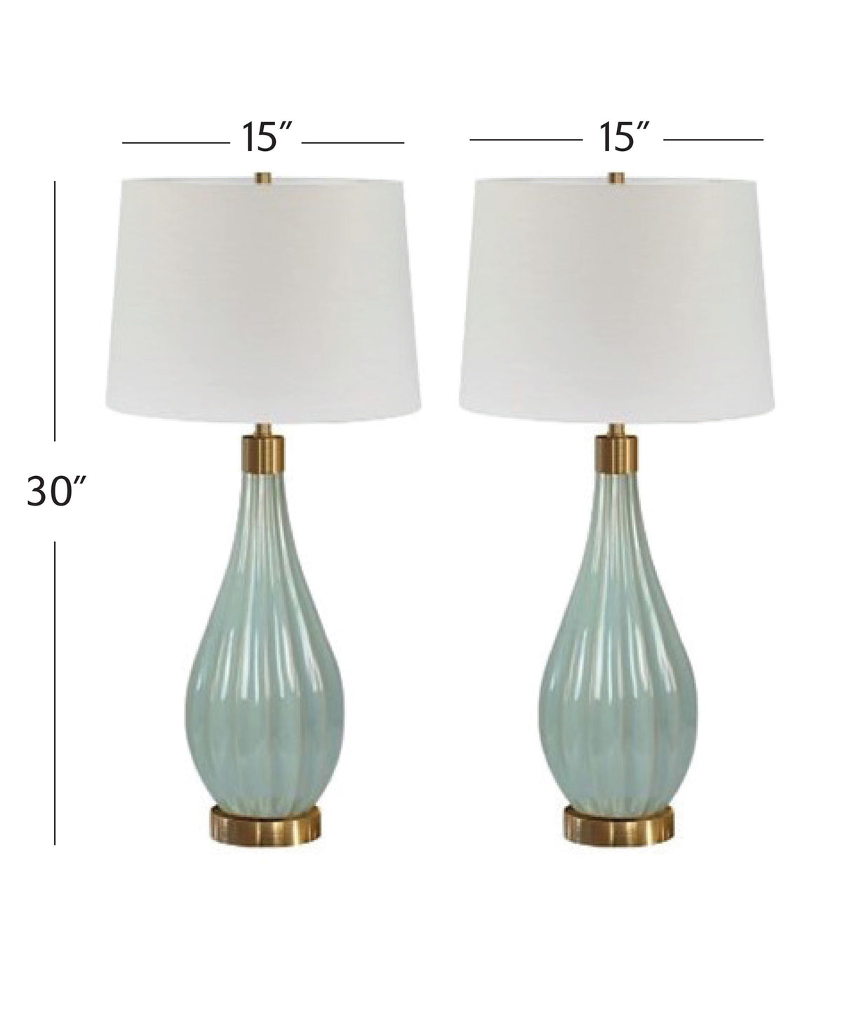 Apex - Table Lamp - Aqua