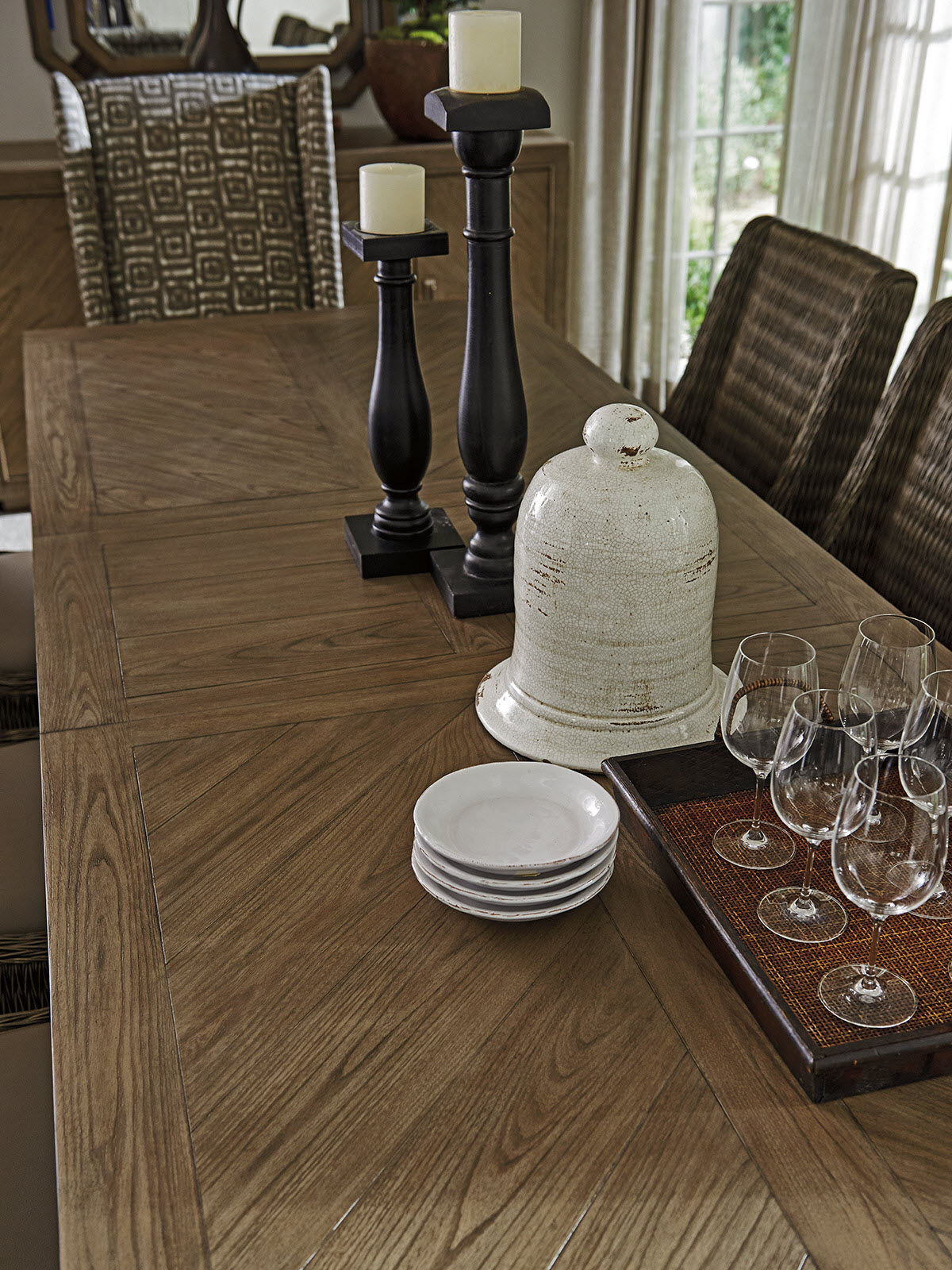 Cypress Point - Pierpoint Double Pedestal Dining Table - Dark Brown