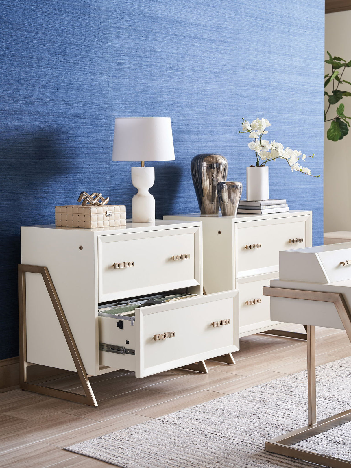 Studio Designs - Langley File Chest - White