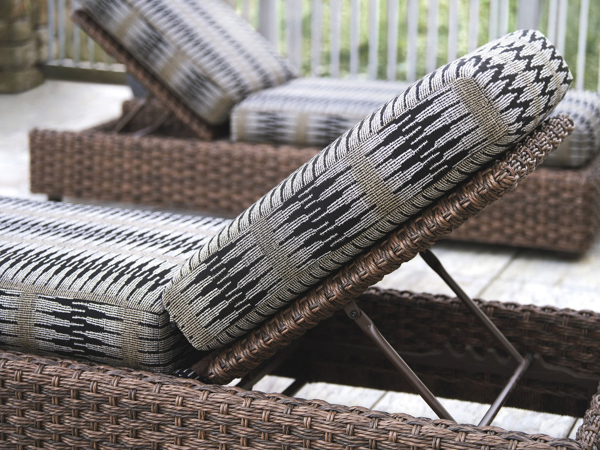 Kilimanjaro - Chaise - Dark Brown / Black