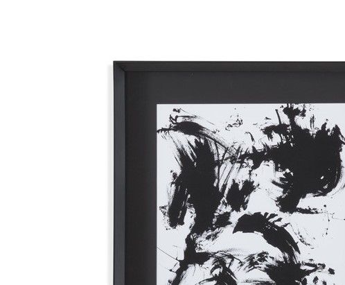Expressive Abstract Framed Print (Set of 2) - Black