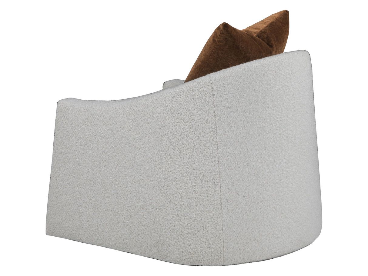 Artistica Upholstery - Brigitte Swivel Chair - White