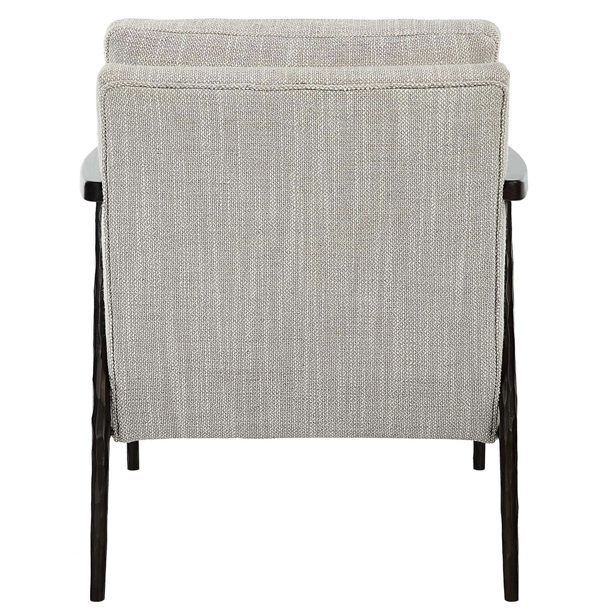 Sebastian - Cast Iron Accent Chair - Gray