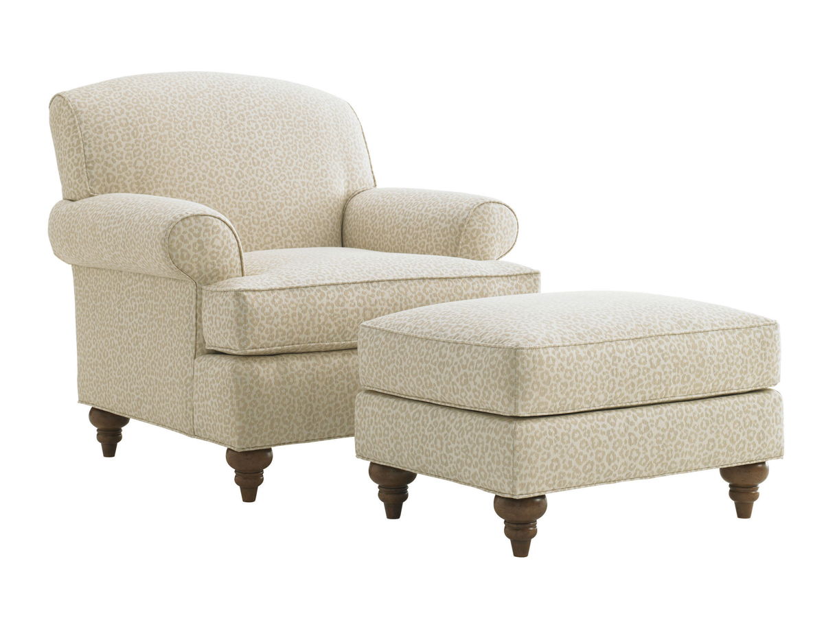 Lexington Upholstery - Montgomery Ottoman - Beige