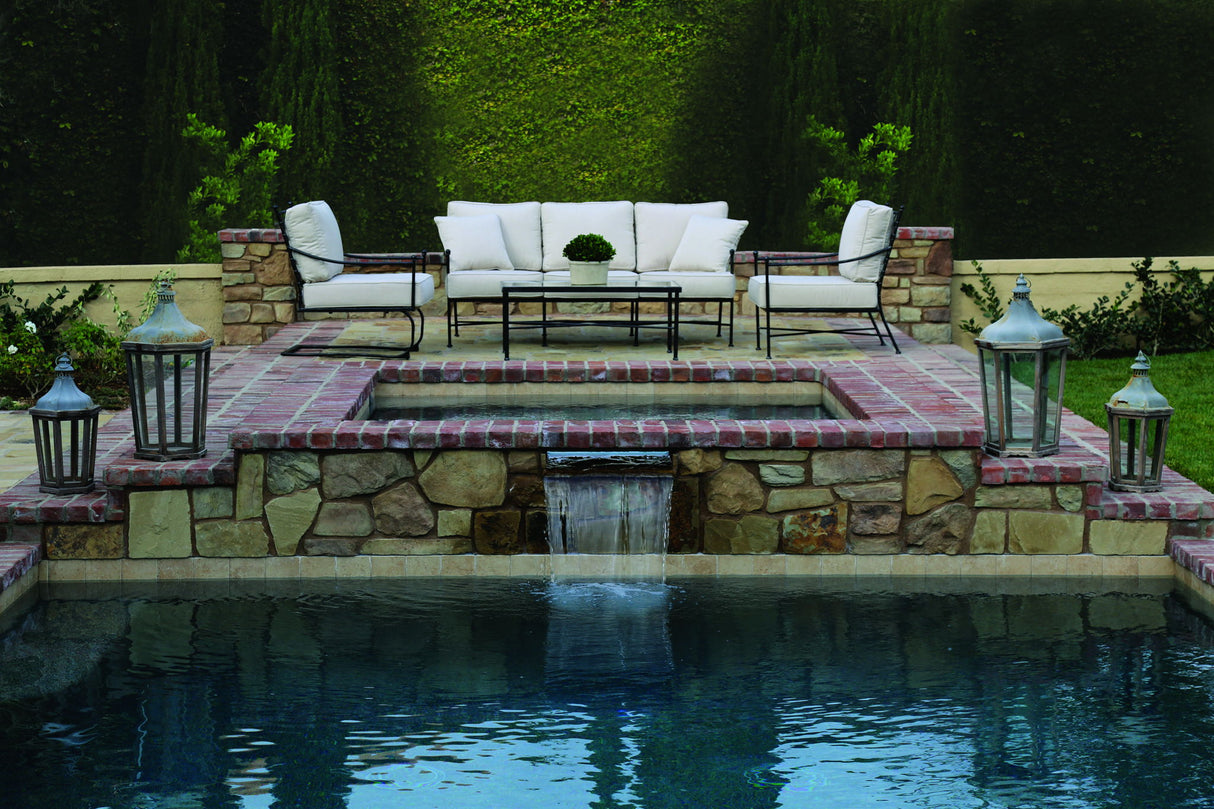 Provence - Sofa, With Self Welt - Canvas Flax / Black