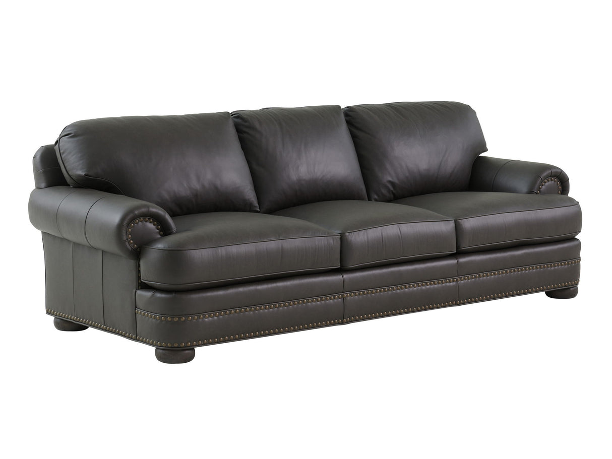 Silverado - Kensington Leather Sofa - Black