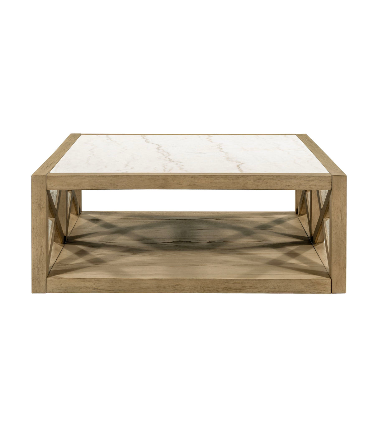 Holden - Square Coffee Table - Rustic Blonde