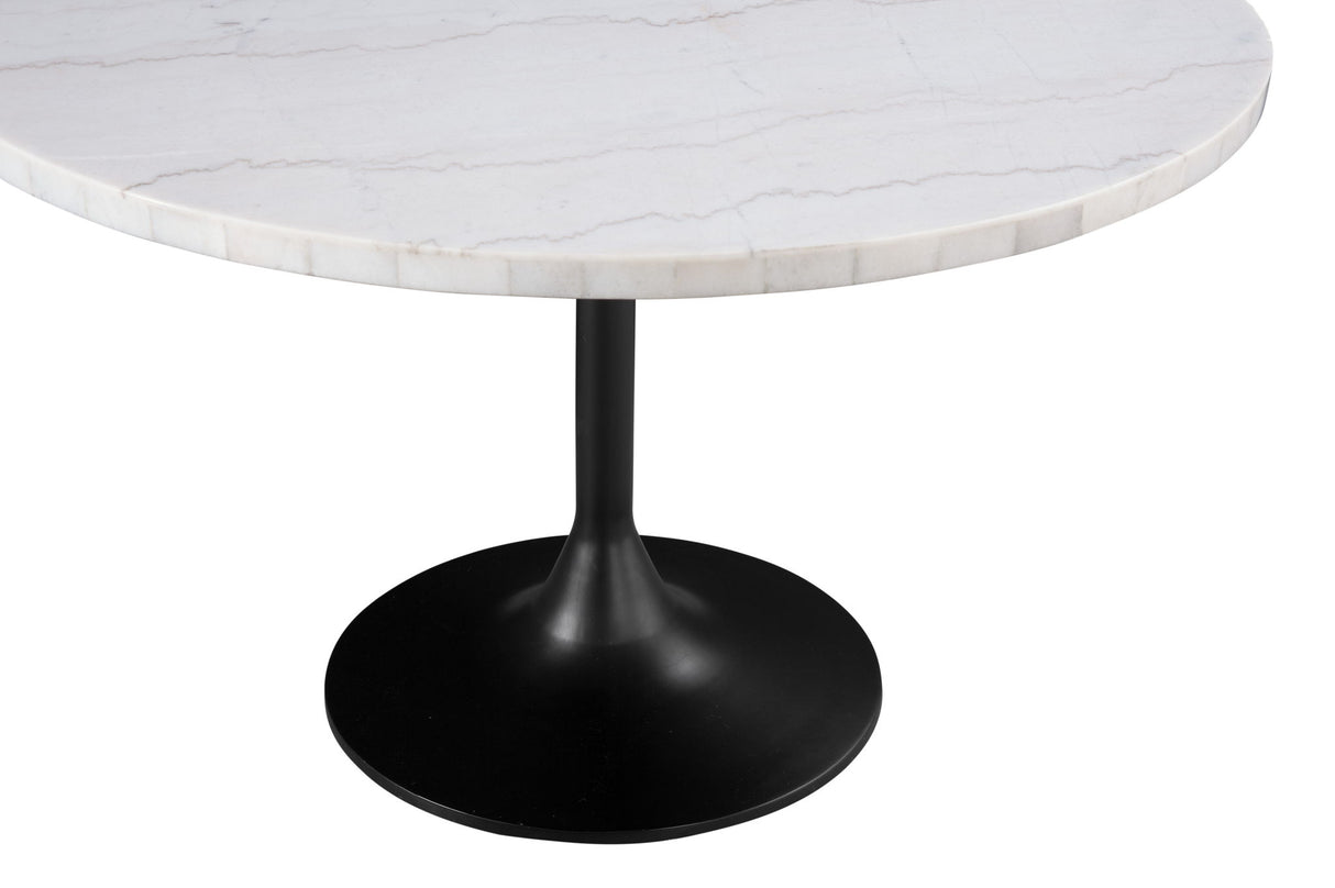 Dunham - Dining Table - White / Black