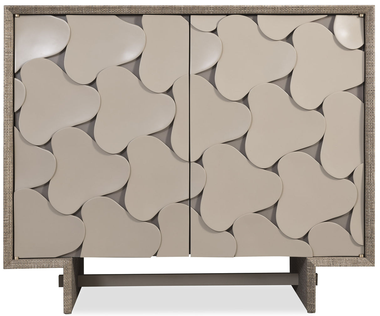 Melange - Pinwheel Hall Chest - Gray