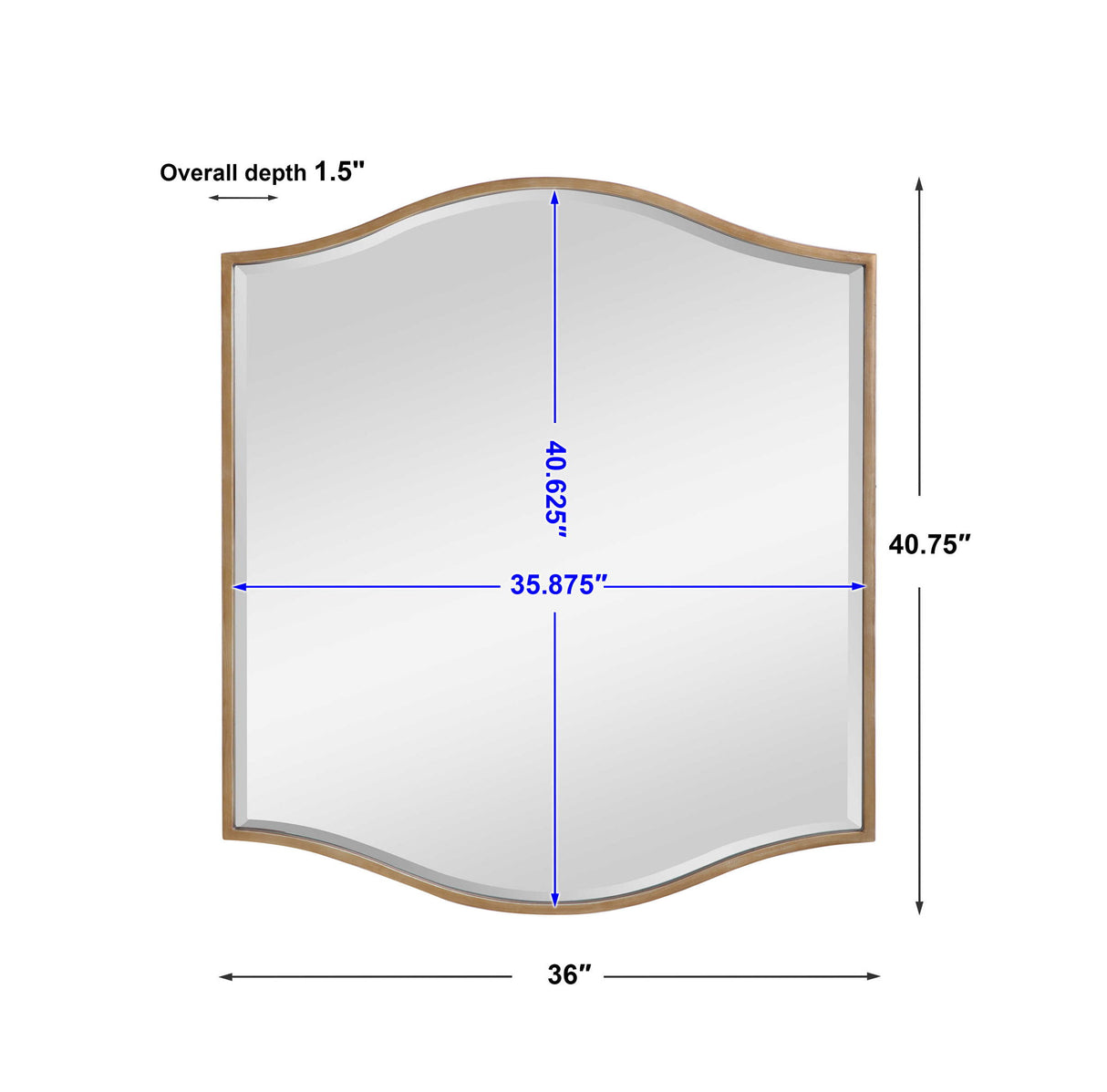 Cerise - Mirror - Gold