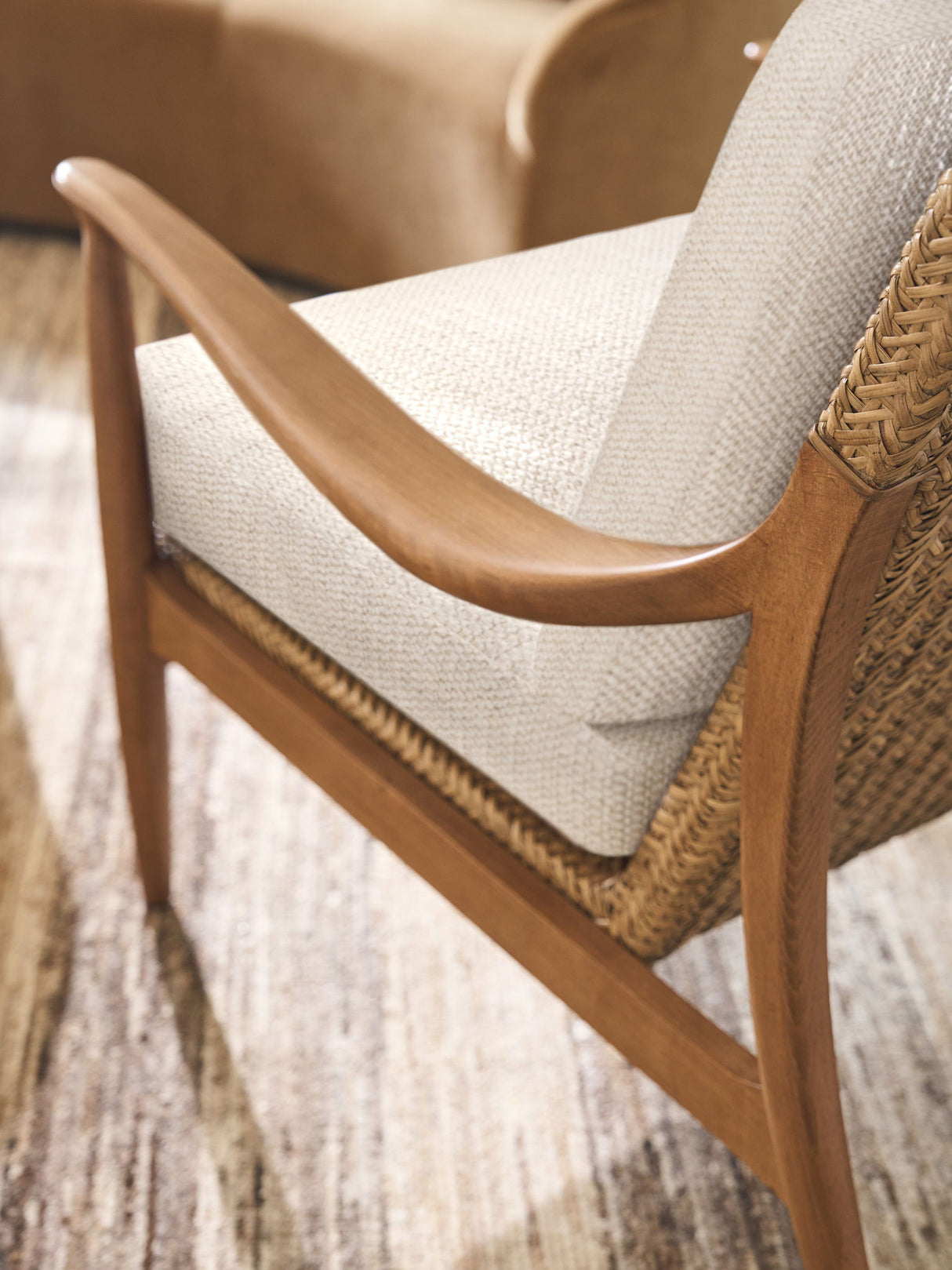 La Costa - Claremont Chair - Dark Brown / Beige