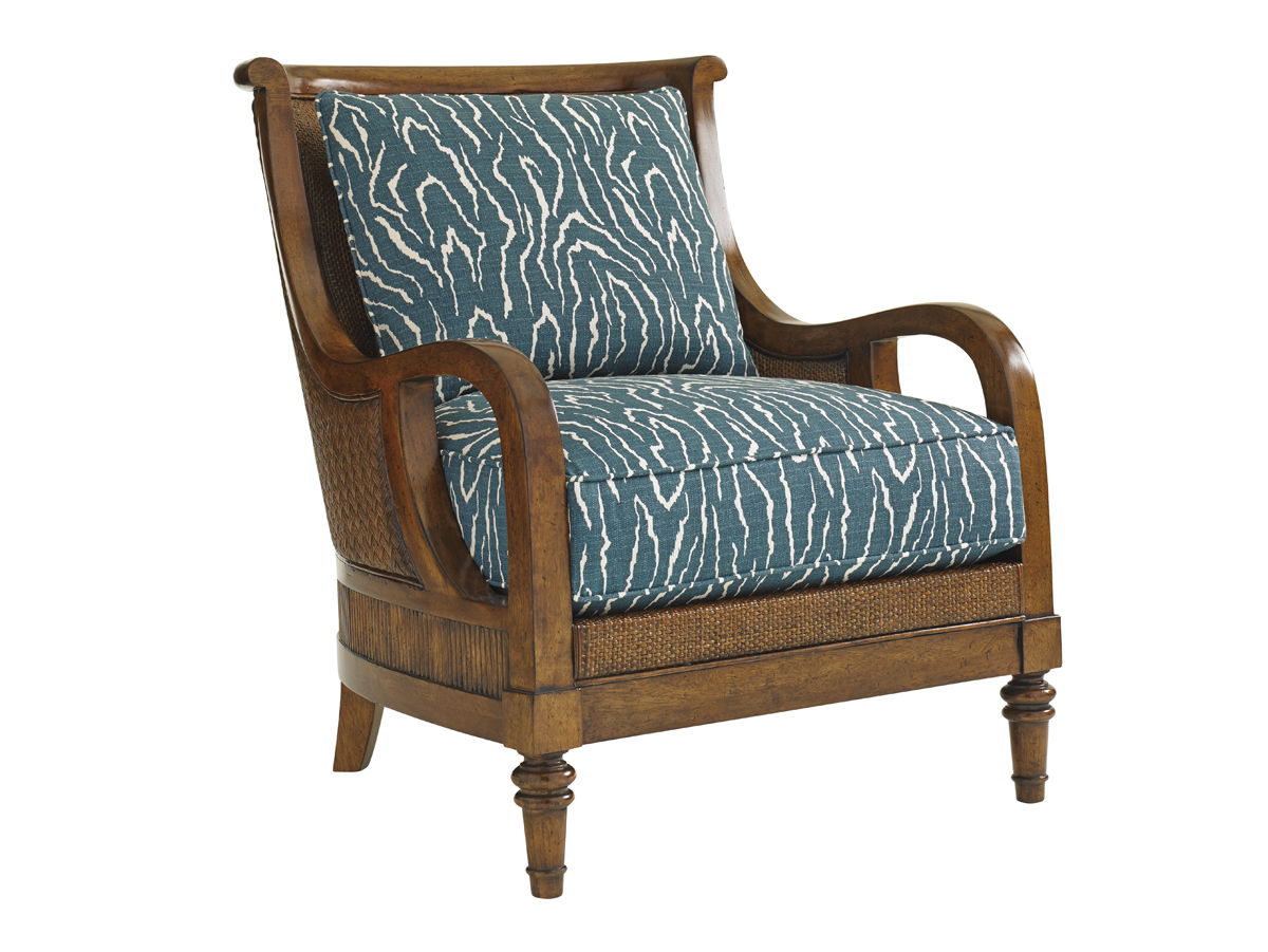 Bali Hai - Island Paradise Chair - Blue / Dark Brown