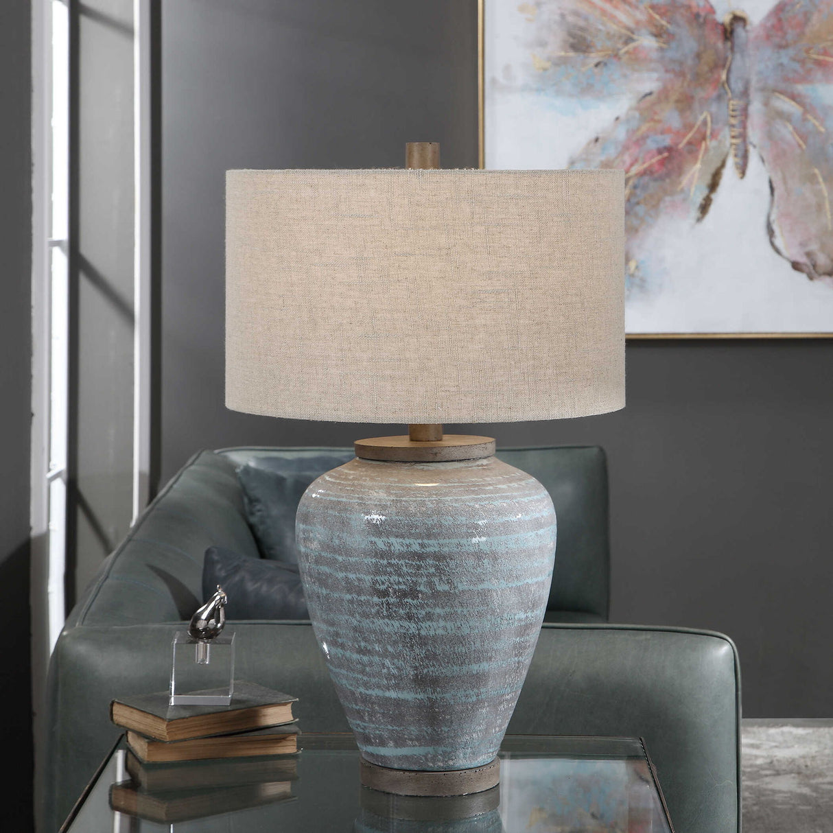 Pelia - Table Lamp - Light Aqua