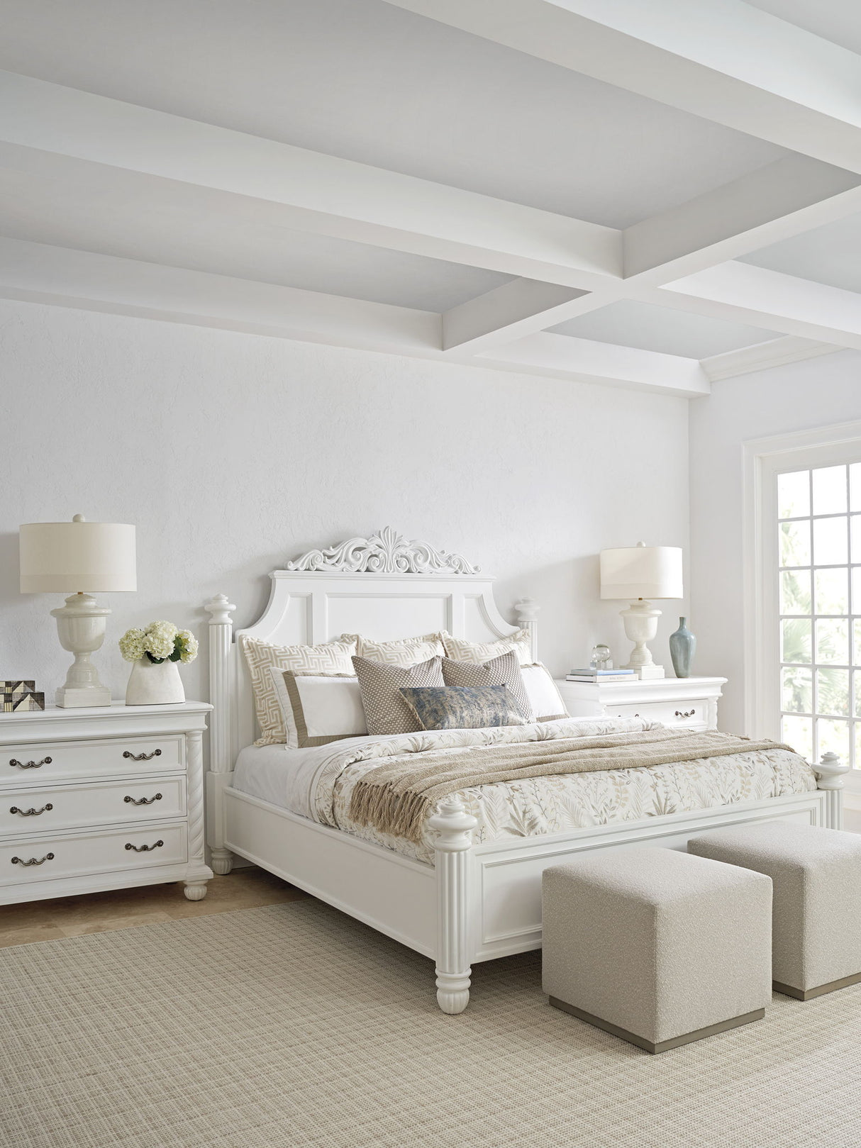 Villa Blanca - Santorini Panel Bed