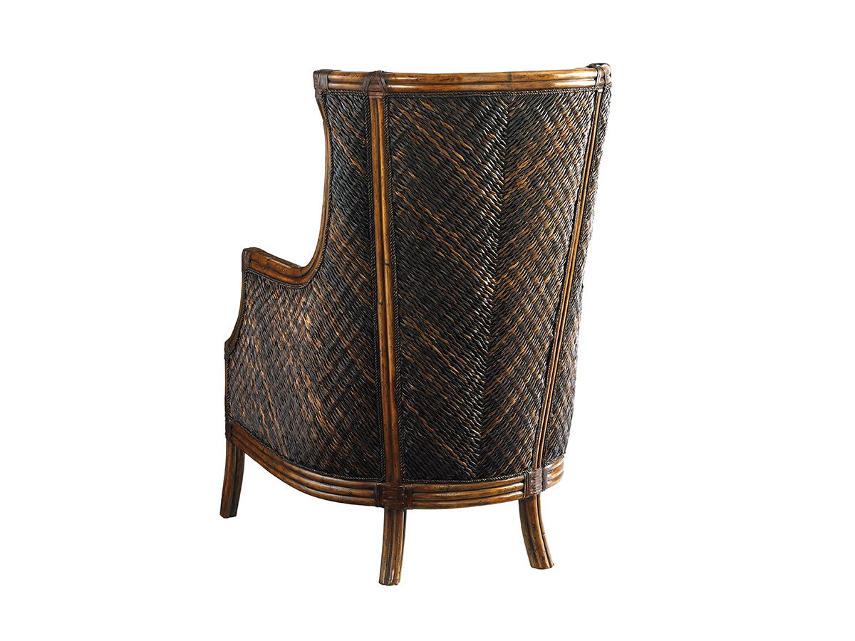 Island Estate - Rum Beach Chair - Light Blue / Dark Brown