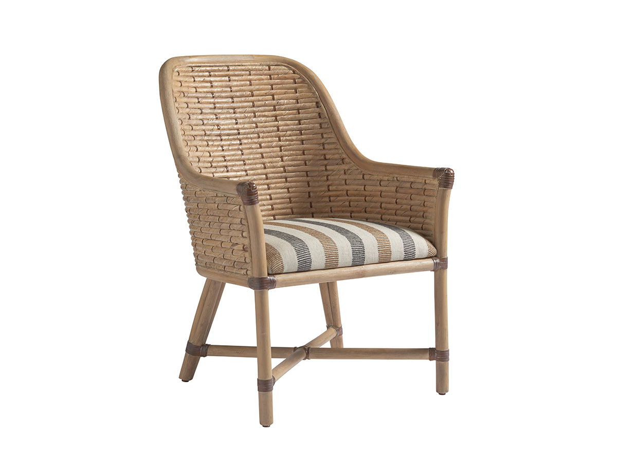 Los Altos - Keeling Woven Arm Chair - Light Brown