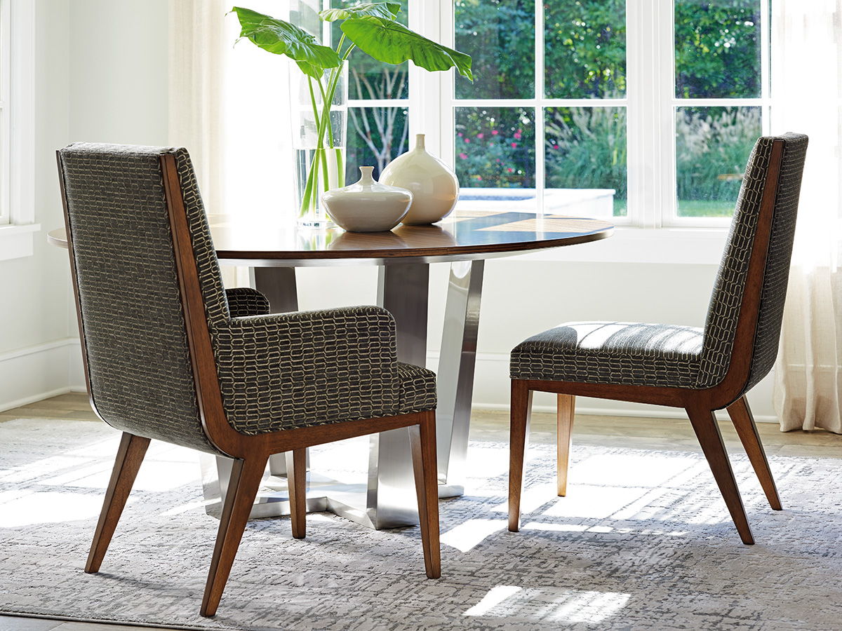 Kitano - Mandara Round Dining Table - Dark Brown