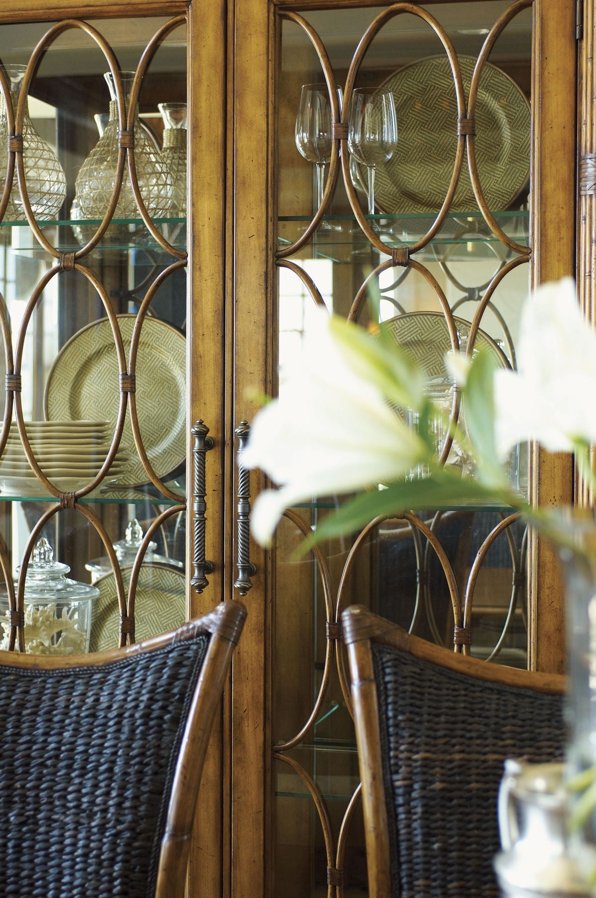 Island Estate - Mariana Display Cabinet - Dark Brown