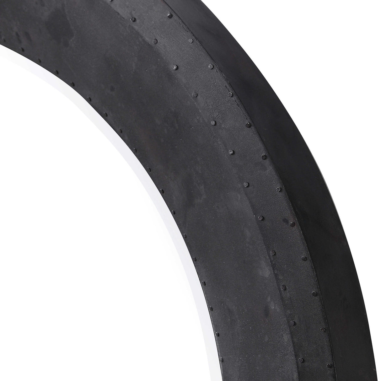 Frazier - Round Industrial Mirror - Black