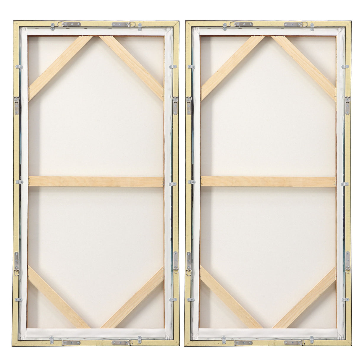 September Desert - Modern Watercolor Art (Set of 2) - Blue