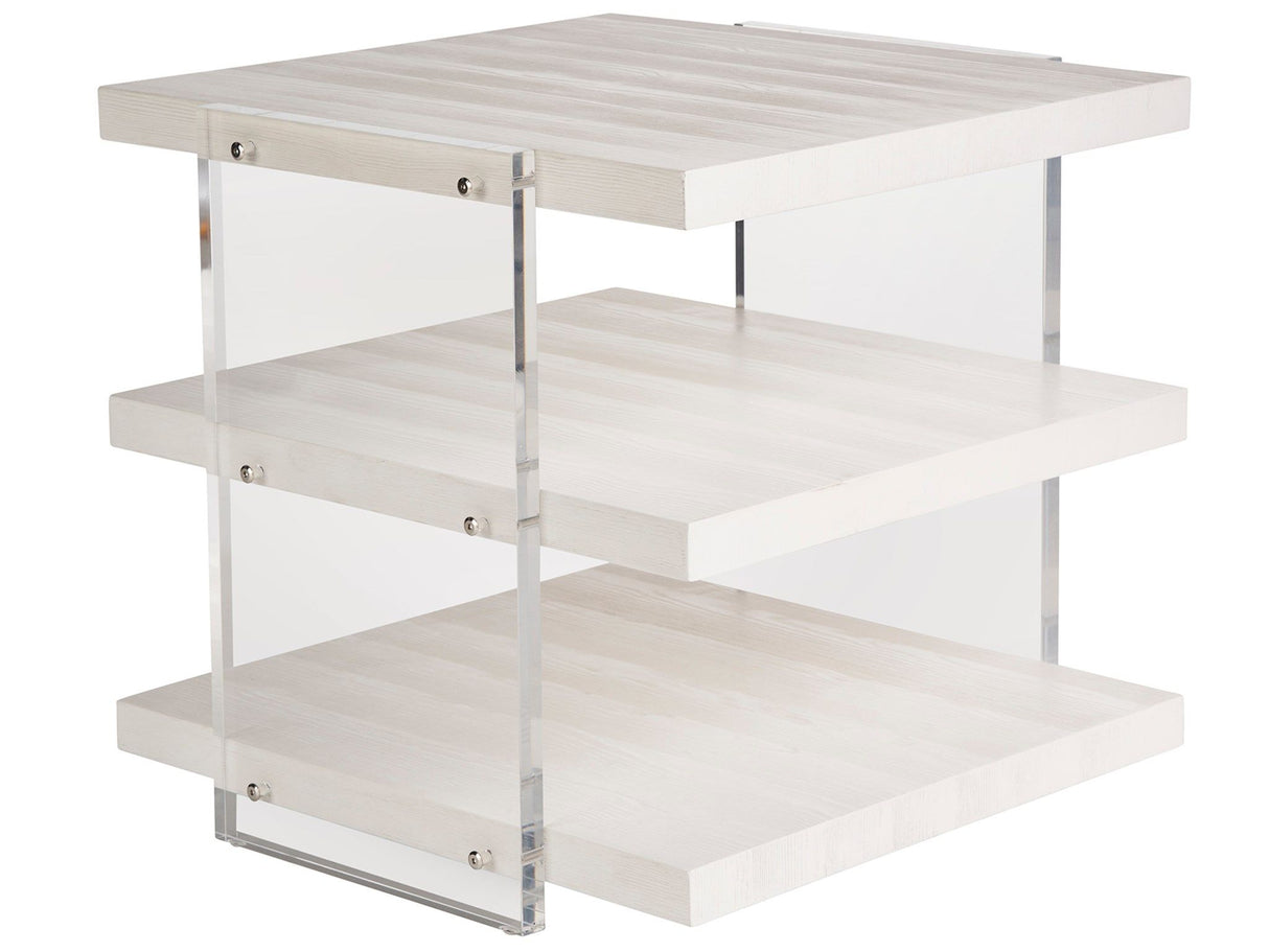 Weekender Coastal Living Home / St Kitts - End Table - Pearl Silver