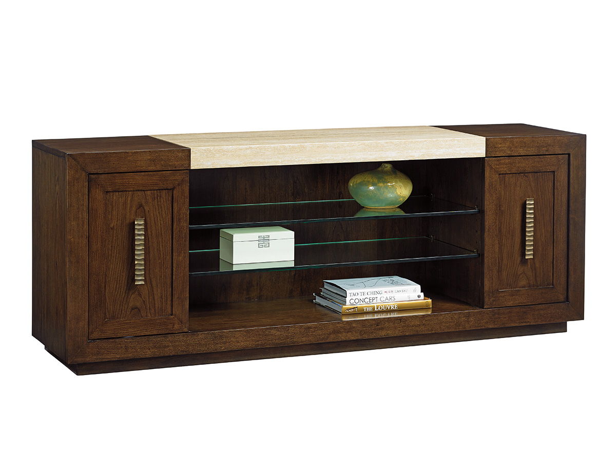 Laurel Canyon - Malibu Vista Media Console - Dark Brown