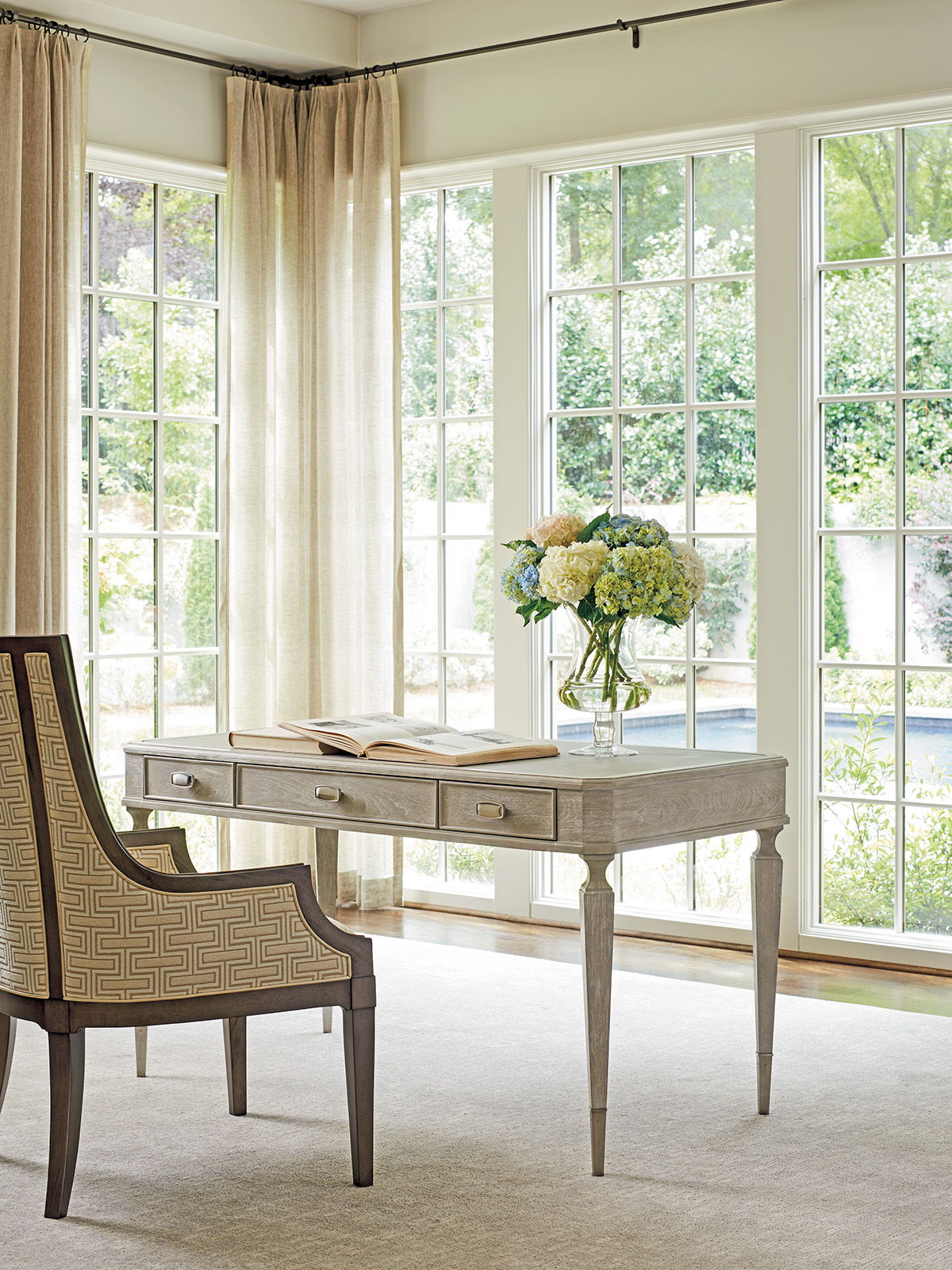 Greystone - Chloe Writing Desk - Beige