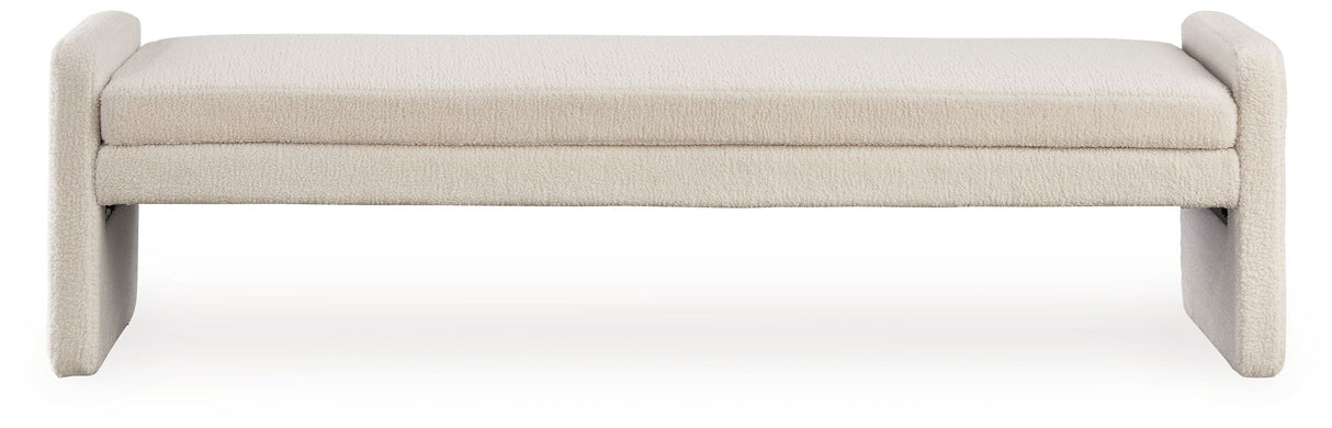Lembertson - Accent Bench - Ecru