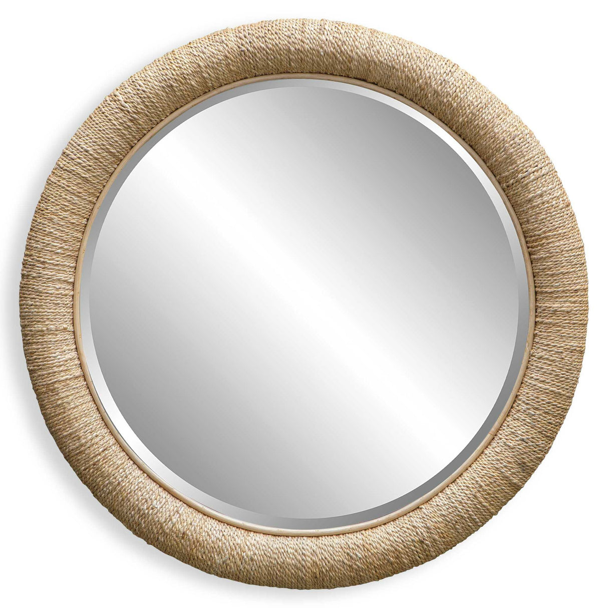 Mariner - Round Mirror - Light Brown