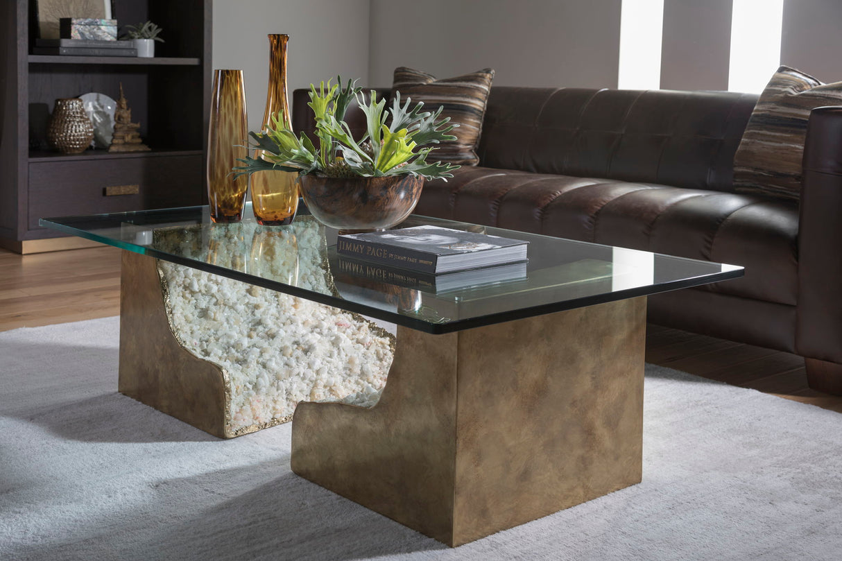 Signature Designs - Apricity Rectangular Cocktail Table - Light Brown