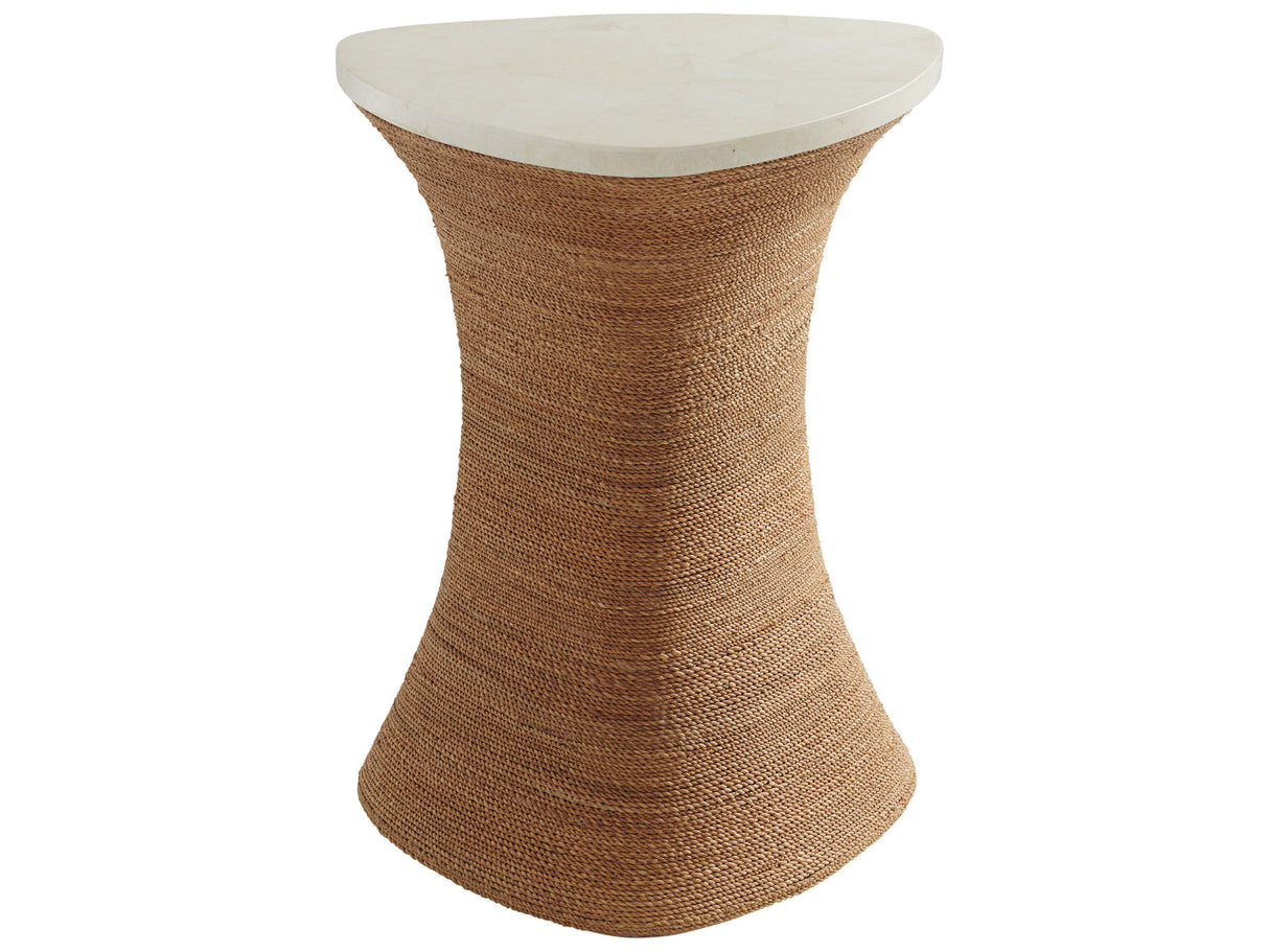 Palm Desert - Haley Woven Accent Table - Dark Brown