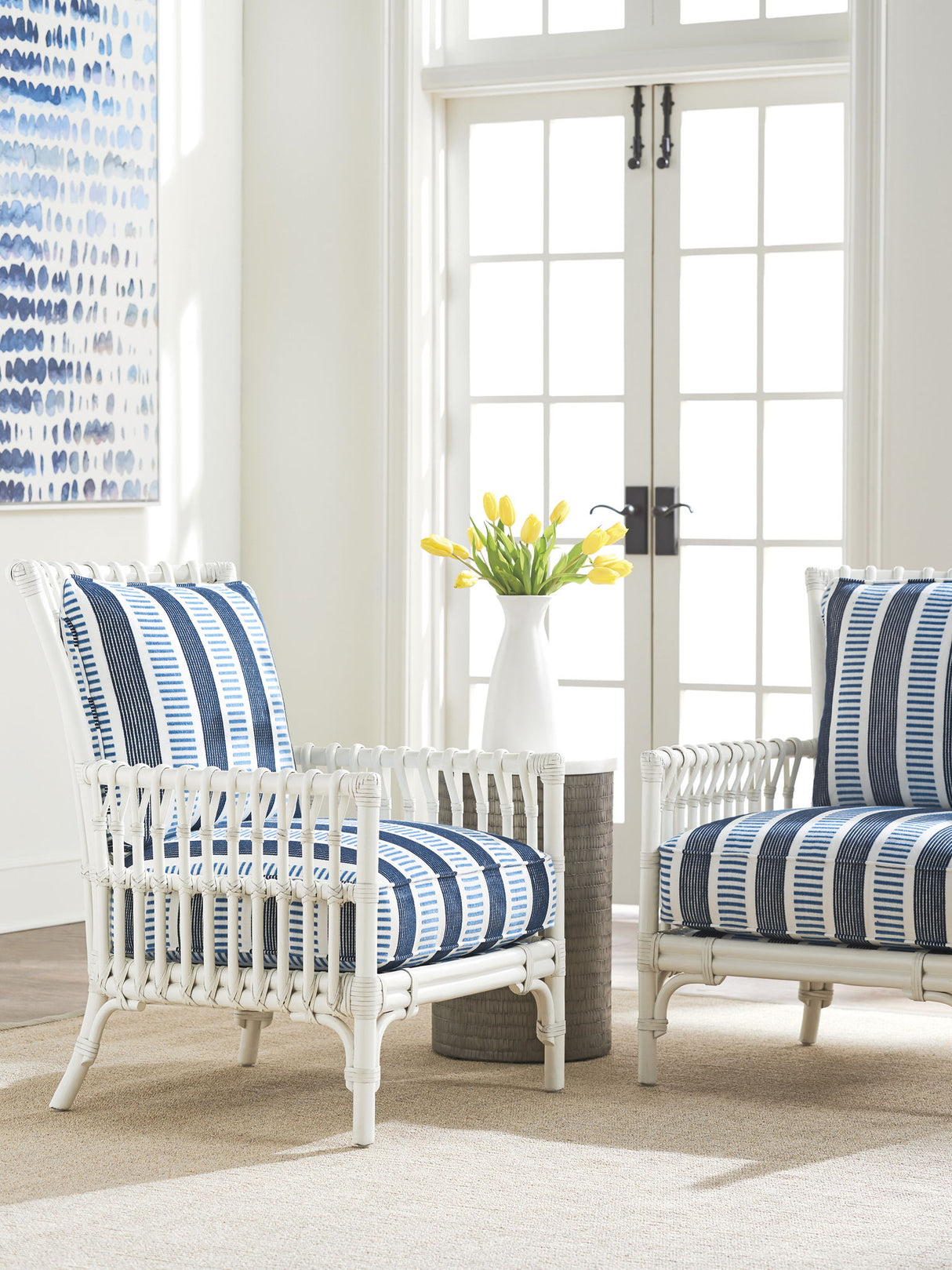 Ocean Breeze - Newcastle Chair - White