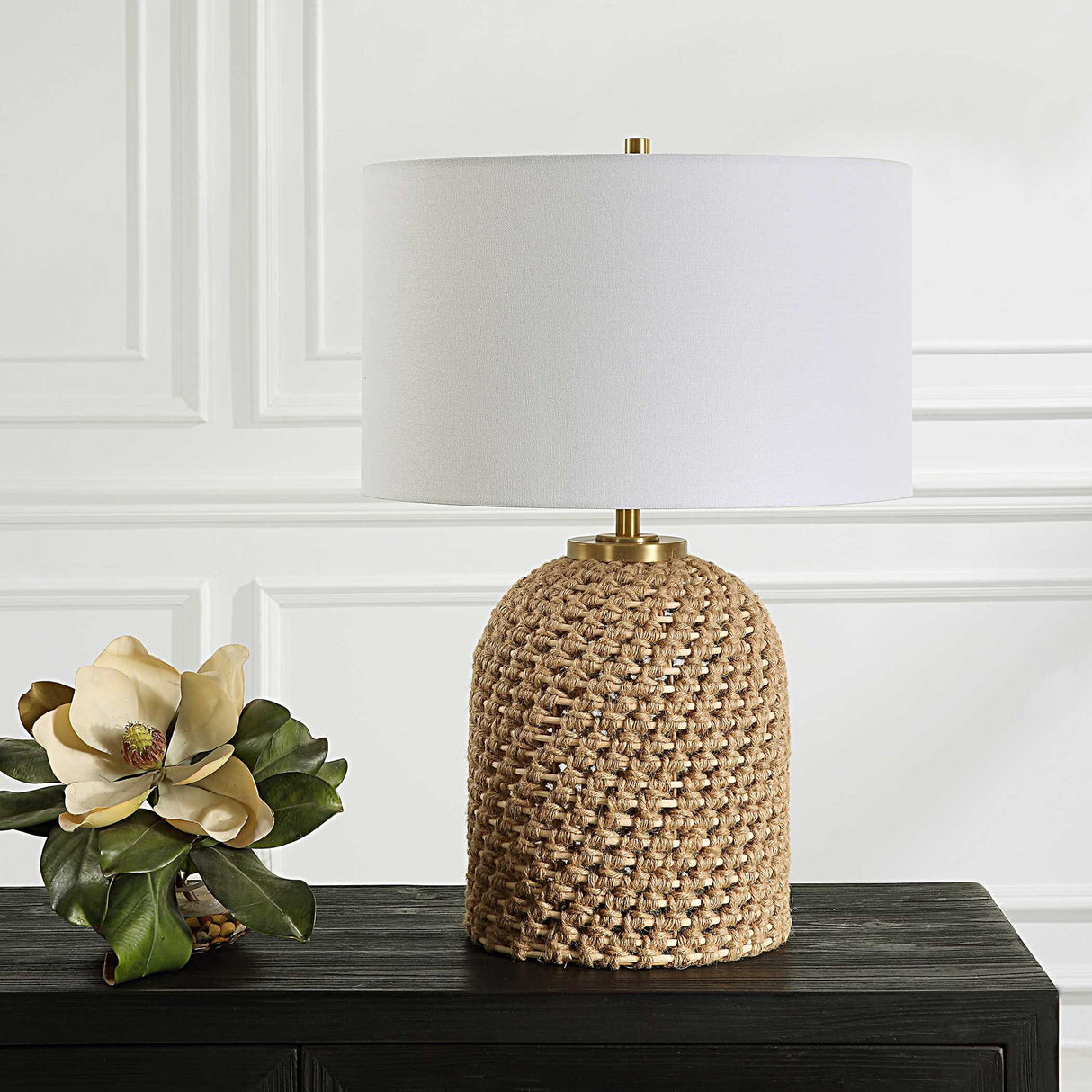Kendari - Rope & Rattan Table Lamp