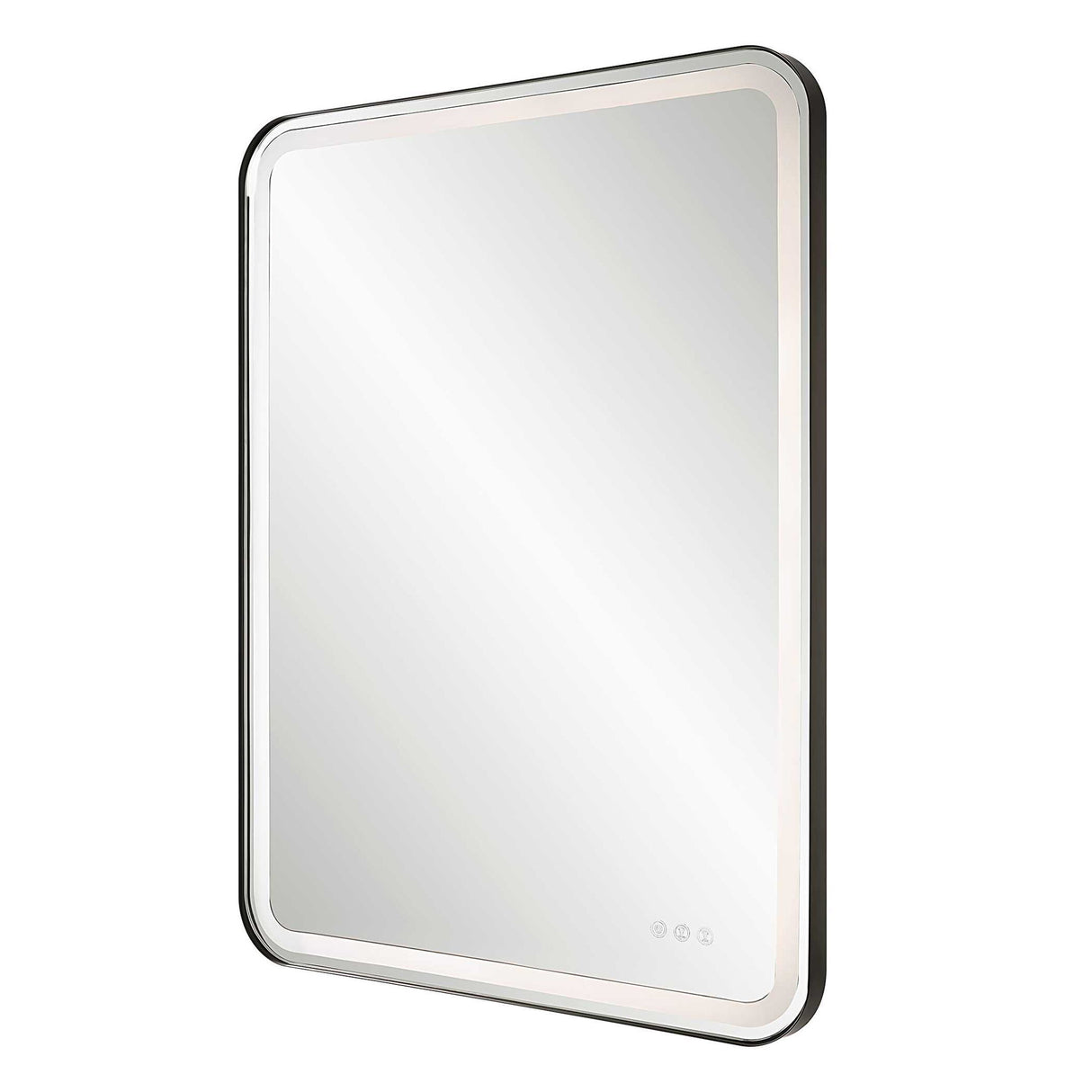 Crofton - Lighted Large Mirror - Black