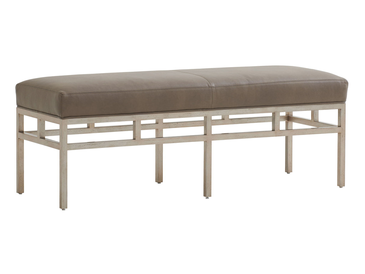 Barclay Butera Upholstery - Lucca Bench - Dark Brown