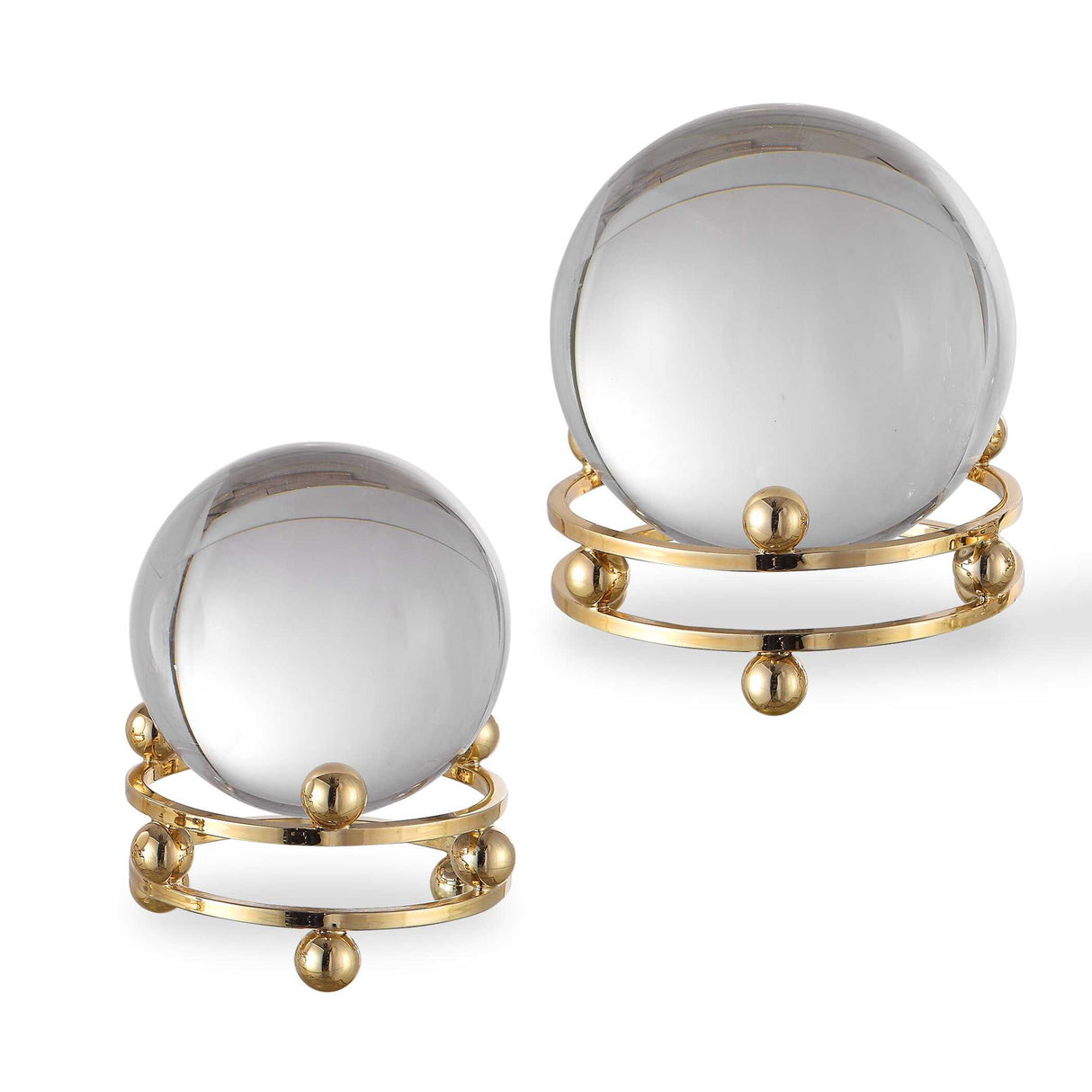 Alega - Spheres, Set Of 2 - Gold
