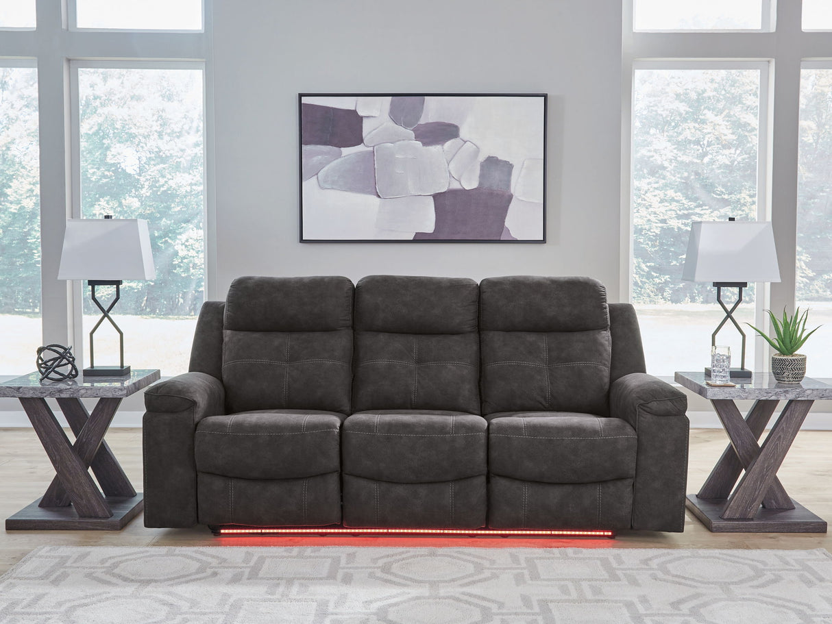 Brysonview - Reclining Sofa - Charcoal