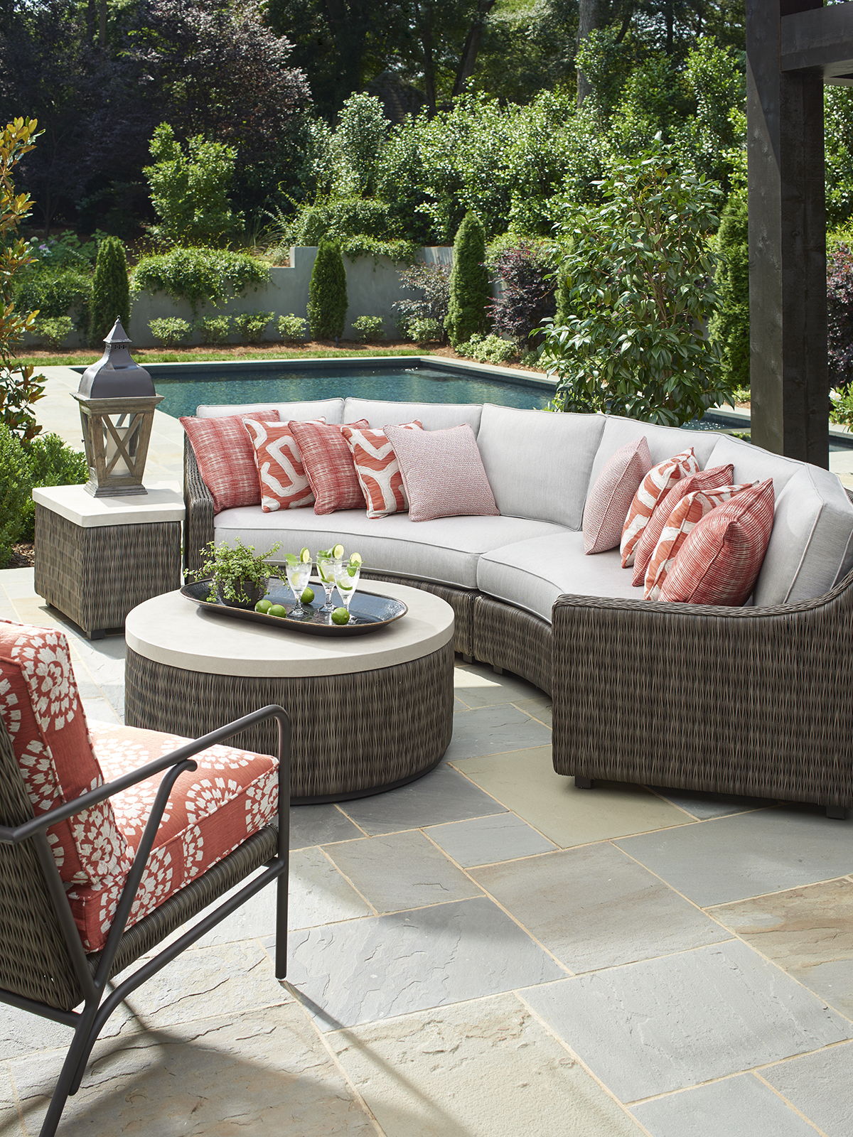 Cypress Point Ocean Terrace - Occasional Chair - Dark Gray