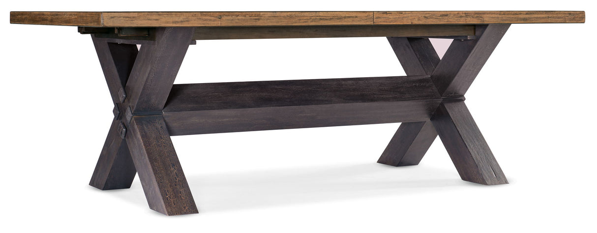 Big Sky - Trestle Dining Table With 2-20" Leaves